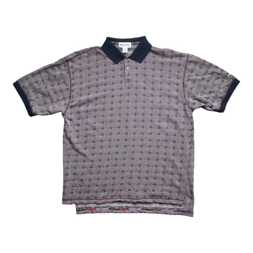 Izod International Polo, Purple, Size Large
